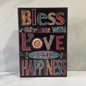 "Bless our home with Love and Happiness" Wall Decor from Kirklands Home